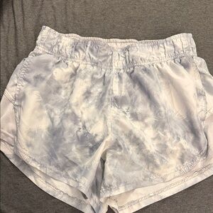 Athletic Works Women's Grey Tie-Dye Shorts